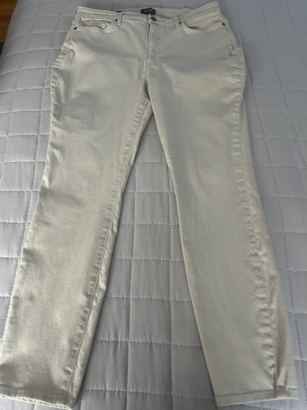 NYDJ AMI Skinny Jeans Size 12-Warm Tan